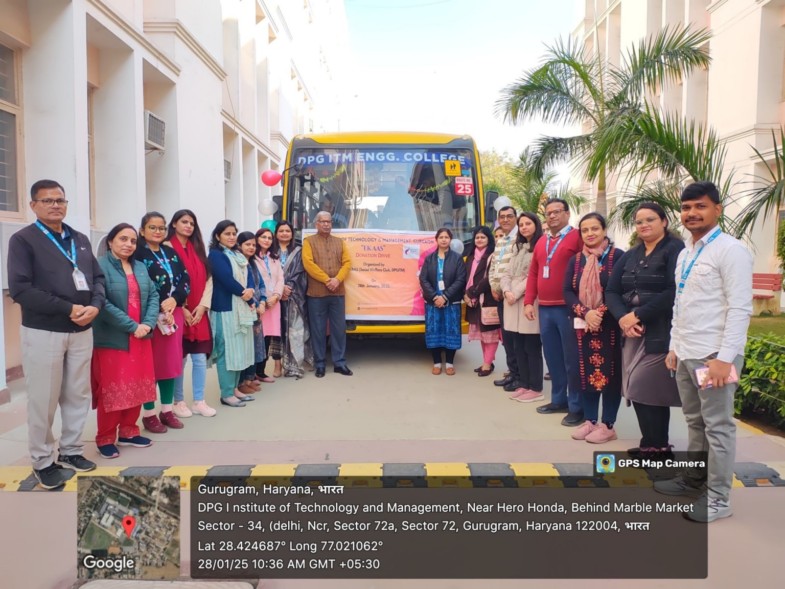 Ek Aas – A Donation Drive by DPG ITM Engineering College Faculty and Students