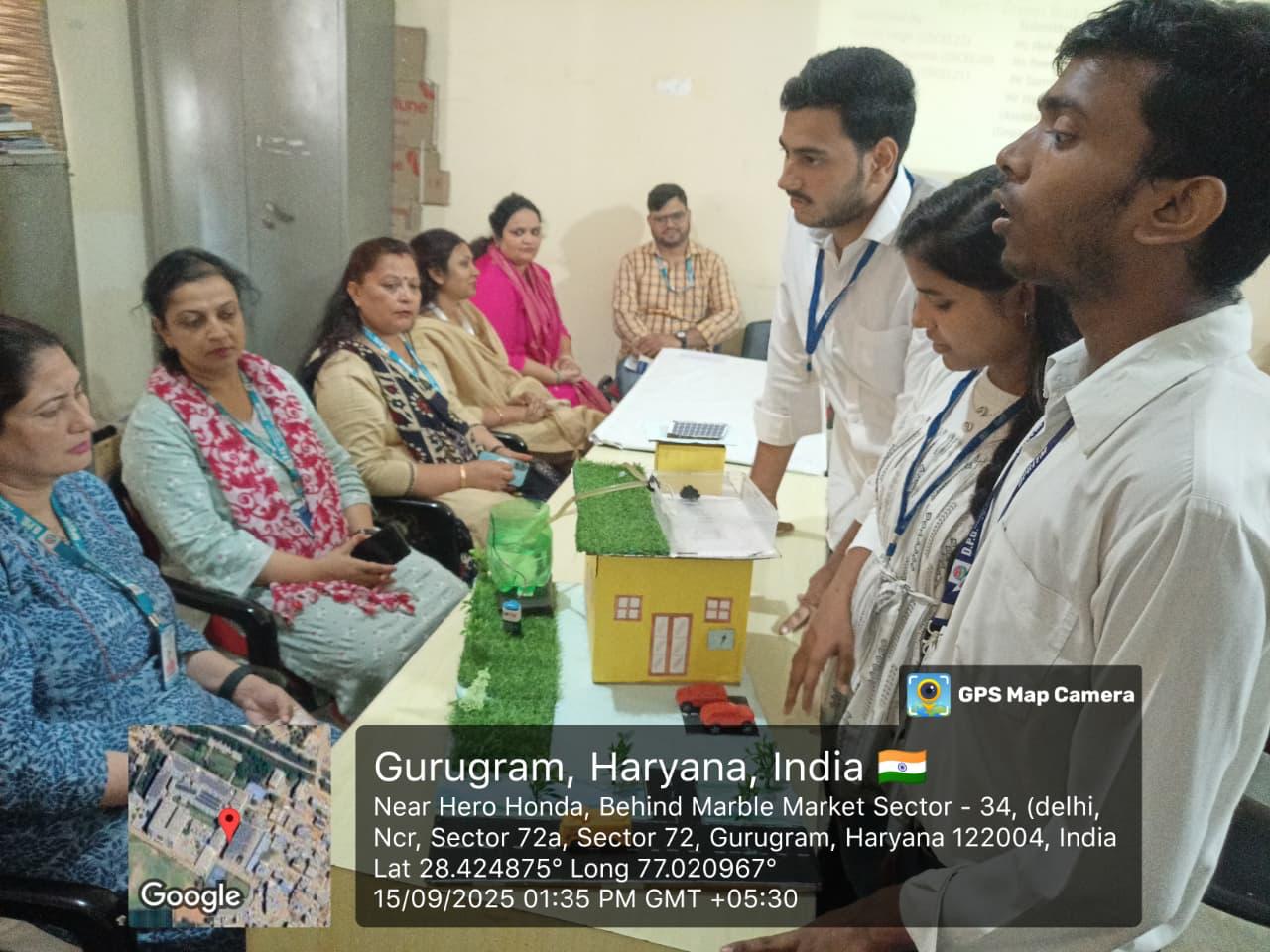 Project Exhibition on the theme of Sustainability By Dept of Civil Engg