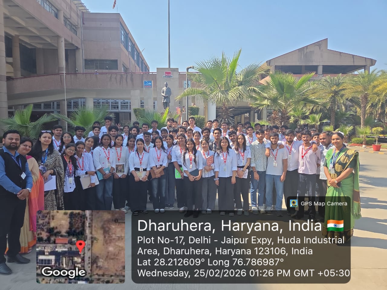 BBA Students Visit Amul Plant for Hands On Experience