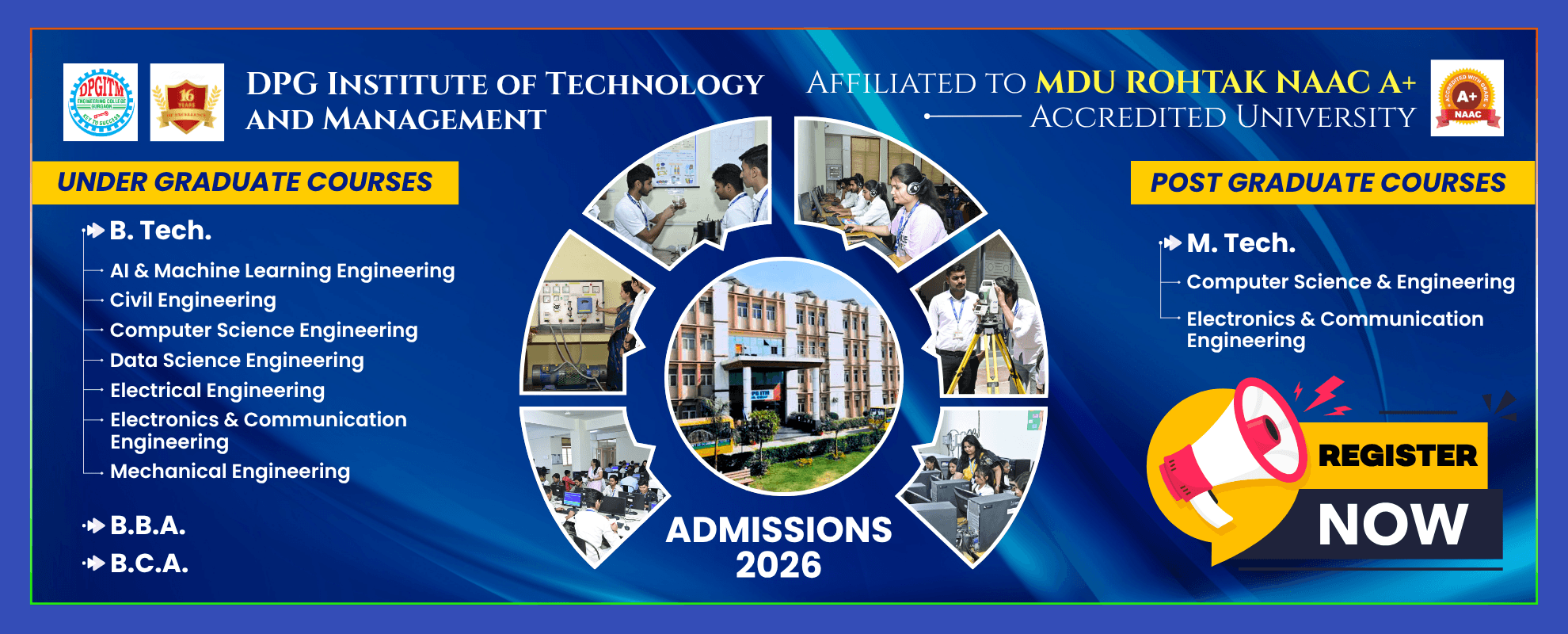 DPG ITM Admissions 2026