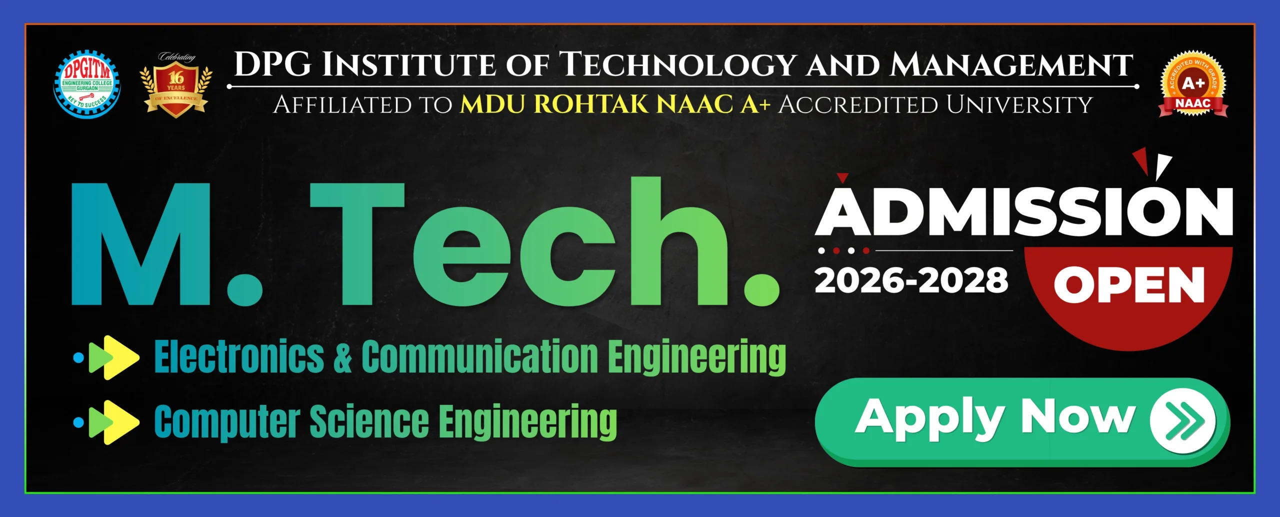 DPG ITM Admissions 2026