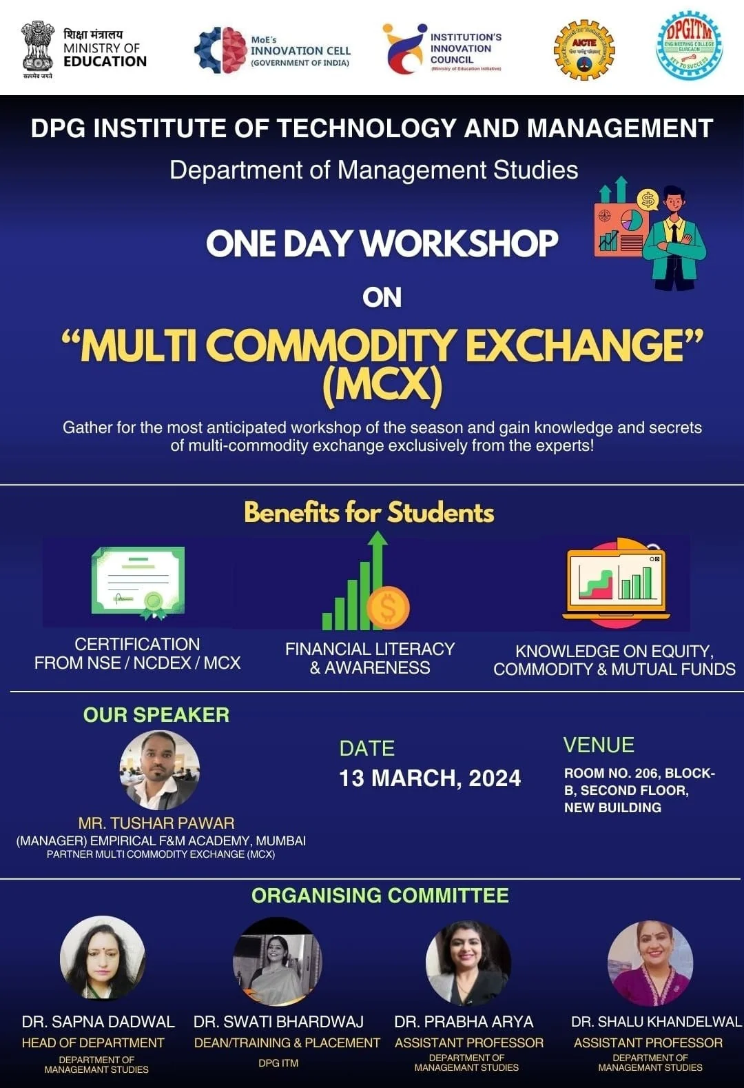 Entrepreneurship Club Event BBA DPGITM