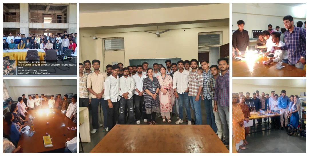 Electrical Engineering Department Activities Banner - DPG Institute of Technology and Management Gurugram